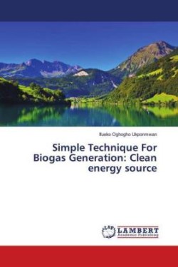 Simple Technique For Biogas Generation: Clean energy source