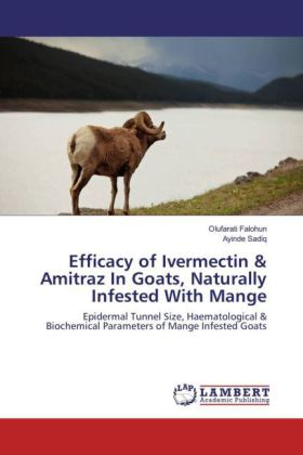 Efficacy of Ivermectin & Amitraz In Goats, Naturally Infested With Mange