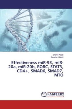 Effectiveness miR-93, miR-20a, miR-20b, RORC, STAT3, CD4+, SMAD6, SMAD7, MTO