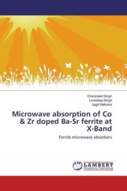 Microwave absorption of Co & Zr doped Ba-Sr ferrite at X-Band