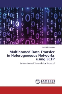 Multihomed Data Transfer in Heterogeneous Networks using SCTP