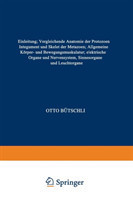 Einleitung; Vergleichende Anatomie der Protozoen; Integument und Skelet der Metazoen; Allgemeine Körper- und Bewegungsmuskulatur; elektrische Organe und Nervensystem, Sinnesorgane und Leuchtorgane