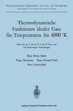 Thermodynamische Funktionen idealer Gase für Temperaturen bis 6000 °K