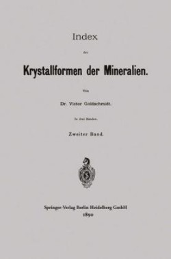 Index der Krystallformen der Mineralien