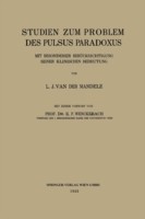 Studien zum Problem des Pulsus Paradoxus