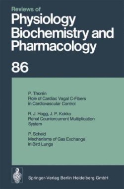 Reviews of Physiology, Biochemistry and Pharmacology