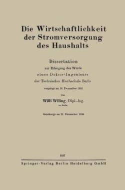 Die Wirtschaftlichkeit der Stromversorgung des Haushalts