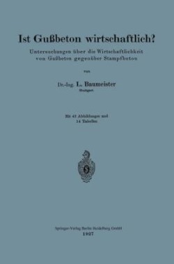 Ist Gußbeton wirtschaftlich?