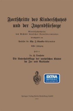 Fortschritte des Kinderschutzes und der Jugendfürsorge