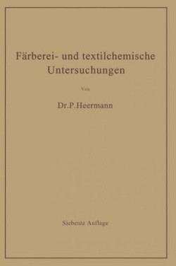 Färberei- und textilchemische Untersuchungen