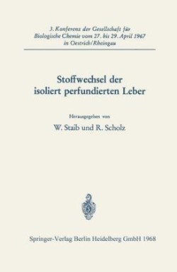 Stoffwechsel der isoliert perfundierten Leber