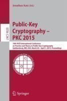 Public-Key Cryptography -- PKC 2015