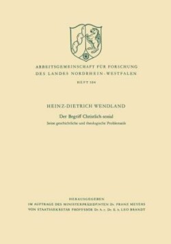 Der Begriff Christlich-sozial