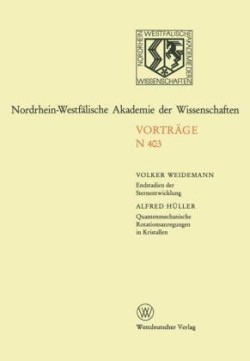 Endstadien der Sternentwicklung. Quantenmechanische Rotationsanregungen in Kristallen