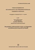 Die quantitative, spektrographische Analyse von Gasgemischen aus Kohlenmonoxyd, Wasserstoff und Stickstoff