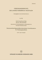 Die dynamischen Eigenschaften hydraulischer Vorschubmotoren für Werkzeugmaschinen