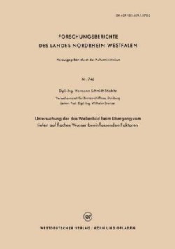 Untersuchung der das Wellenbild beim Übergang vom tiefen auf flaches Wasser beeinflussenden Faktoren