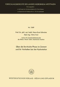 Über die ferritische Phase im Zement und ihr Verhalten bei der Hydratation