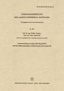 Zusammenhang zwischen dem Raumklima und der elektrostatischen Aufladung des Spinnmaterials