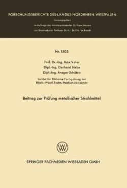 Beitrag zur Prüfung metallischer Strahlmittel