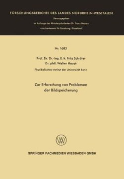 Zur Erforschung von Problemen der Bildspeicherung