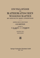 Encyklopädie der Mathematischen Wissenschaften mit Einschluss ihrer Anwendungen