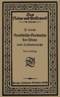 Analytische Geometrie der Ebene zum Selbstunterricht