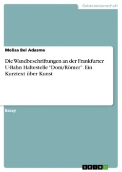 Die Wandbeschriftungen an der Frankfurter U-Bahn Haltestelle "Dom/Römer". Ein Kurztext über Kunst