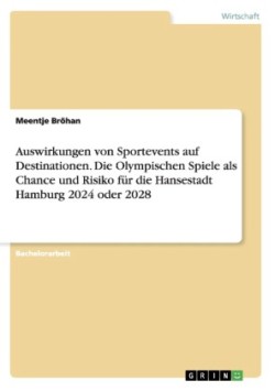 Auswirkungen von Sportevents auf Destinationen. Die Olympischen Spiele als Chance und Risiko für die Hansestadt Hamburg 2024 oder 2028