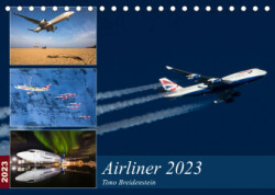 Airliner 2023 (Tischkalender 2023 DIN A5 quer)