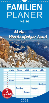 Familienplaner Mein Werdenfelser Land (Wandkalender 2023 , 21 cm x 45 cm, hoch)