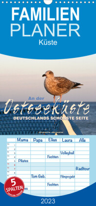 Familienplaner An der Ostseeküste - Deutschlands schönste Seite (Wandkalender 2023 , 21 cm x 45 cm, hoch)