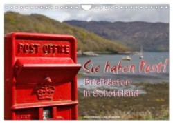 Sie haben Post - Briefkästen in Schottland (Wandkalender 2024 DIN A4 quer), CALVENDO Monatskalender