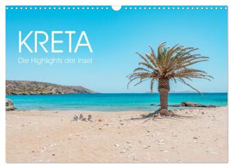 Kreta - Die Highlights der Insel (Wandkalender 2024 DIN A3 quer), CALVENDO Monatskalender