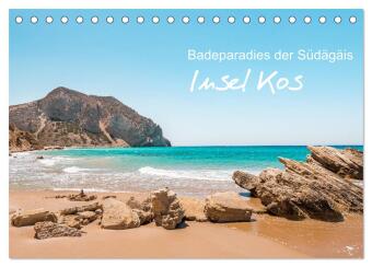 Insel Kos - Badeparadies der Südägäis (Tischkalender 2024 DIN A5 quer), CALVENDO Monatskalender