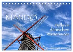 Mandø - Perle im dänischen Wattenmeer (Tischkalender 2024 DIN A5 quer), CALVENDO Monatskalender