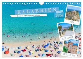 Kalabrien - Juwel an der Stiefelspitze Italiens (Wandkalender 2024 DIN A4 quer), CALVENDO Monatskalender