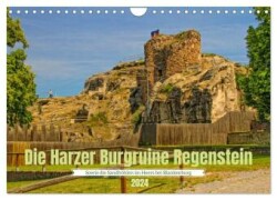 Die Harzer Burgruine Regenstein - Sowie die Sandhöhlen im Heers bei Blankenburg (Wandkalender 2024 DIN A4 quer), CALVENDO Monatskalender
