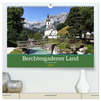 Berchtesgadener Land - Traumhaft schön (hochwertiger Premium Wandkalender 2024 DIN A2 quer), Kunstdruck in Hochglanz