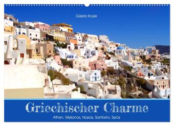 Griechischer Charme (Wandkalender 2024 DIN A2 quer), CALVENDO Monatskalender