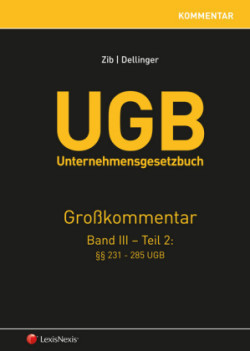 UGB Unternehmensgesetzbuch Kommentar - Band III/Teil 2