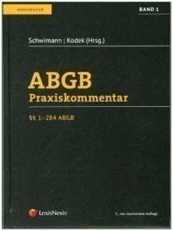 ABGB Praxiskommentar / ABGB Praxiskommentar - Band 1, 5. Auflage