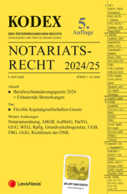 KODEX Notariatsrecht 2024/25 - inkl. App