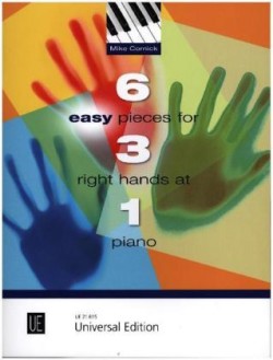 6 easy pieces for 3 right hands at 1 piano