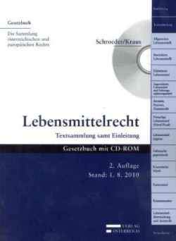 Lebensmittelrecht, m. 1 CD-ROM