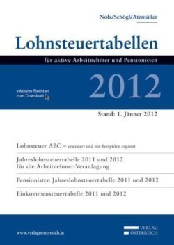 Lohnsteuertabellen 2012 inklusive Rechner zum Download