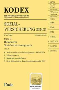 KODEX Sozialversicherung 2024/25, Band II