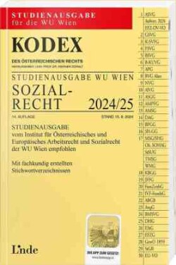 KODEX Studienausgabe Sozialrecht WU 2024/25