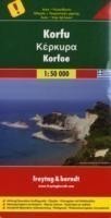 Corfu, Special Places of Excursion Road Map 1:50 000