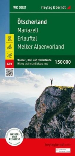 Ötscherland, hiking, cycling and leisure map 1:50,000, freytag & berndt, WK 0031